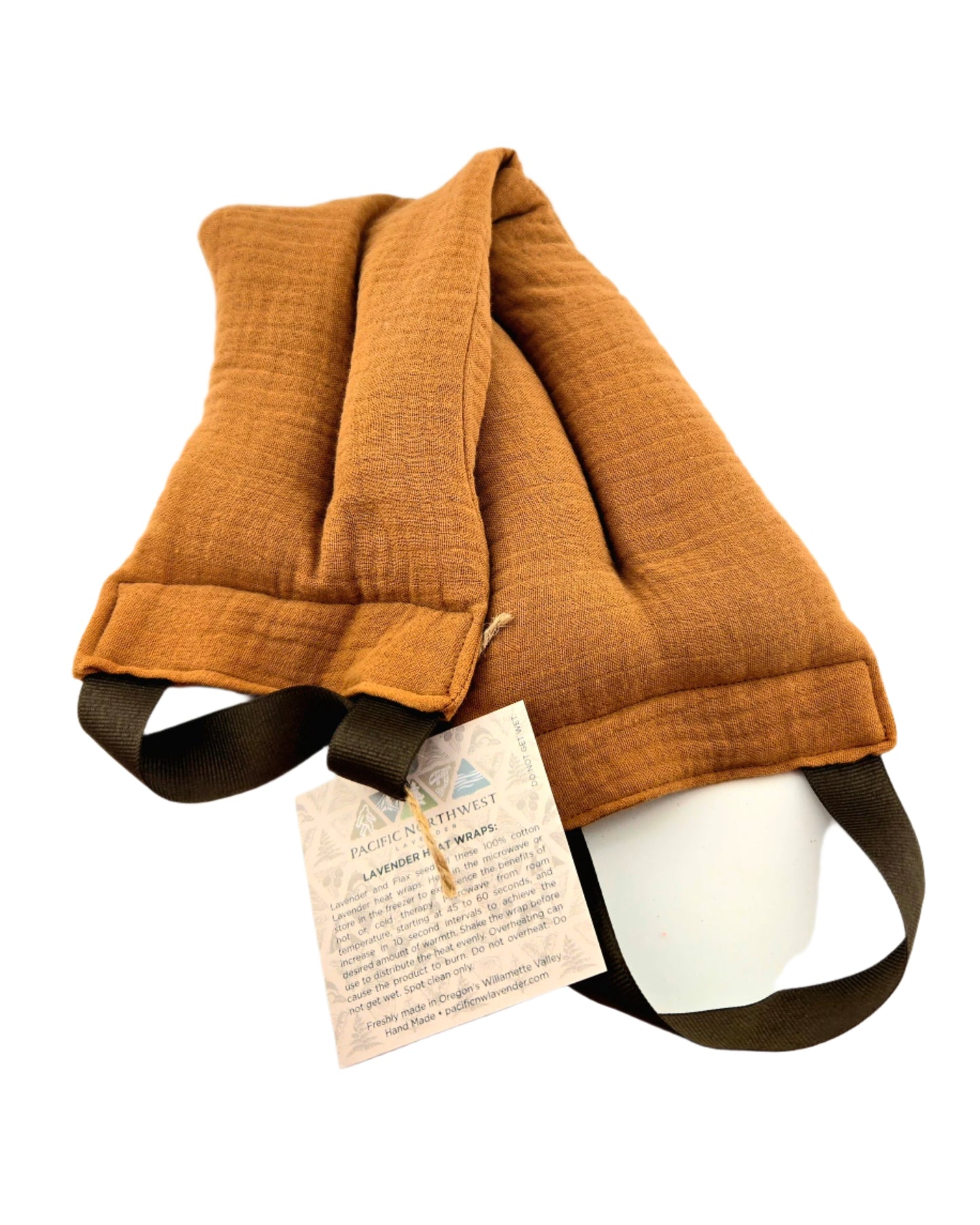 Lavender and Flax seed fill these 100% cotton heat wraps