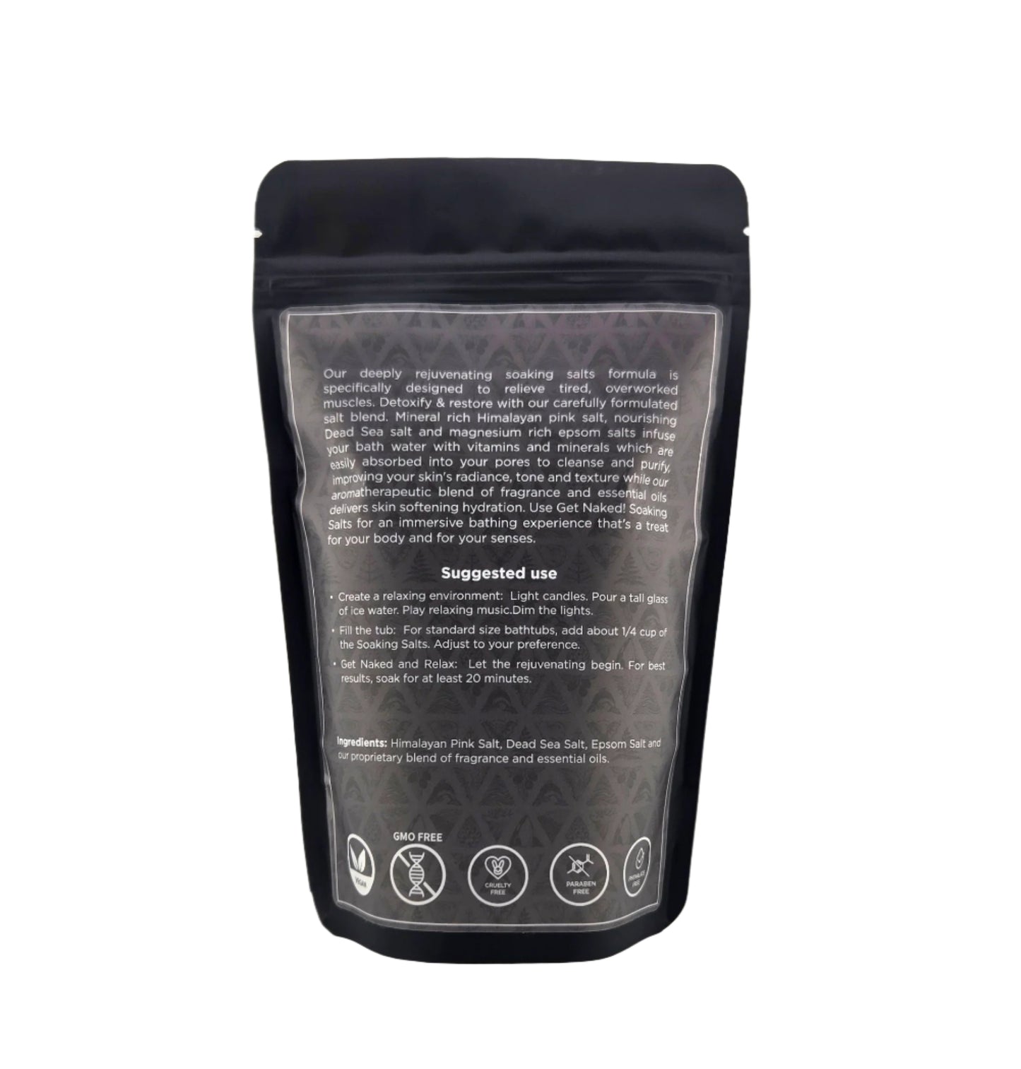 Lavender Noir - Get Naked! Soaking Bath Salts