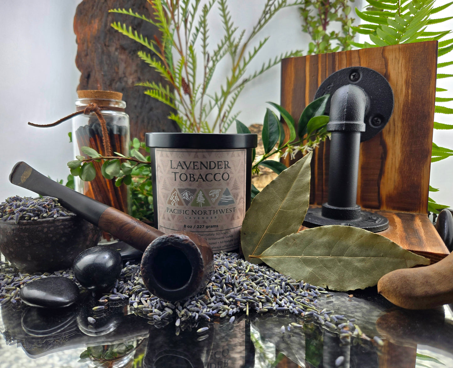 Lavender Tobacco - Soy Home Scenting Candle